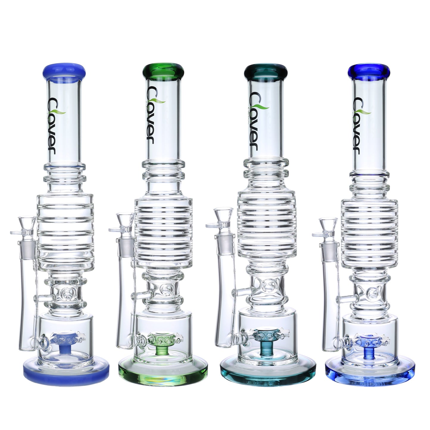 VaporTech Wholesale Clover ''17.5'' Heavy Triple Disc Glass {WPA302} Waterpipes