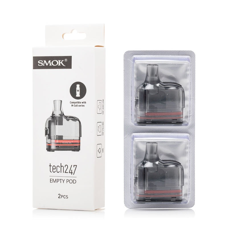 VaporTech Wholesale Smok - Tech247 Empty Replacement Pods (2-Pack) Vape Hardware