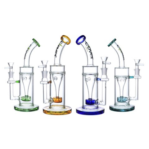 VaporTech Wholesale Clover | WPD 250 Glass Water Pipe 10.23inch 5mm Mix Colors Waterpipes