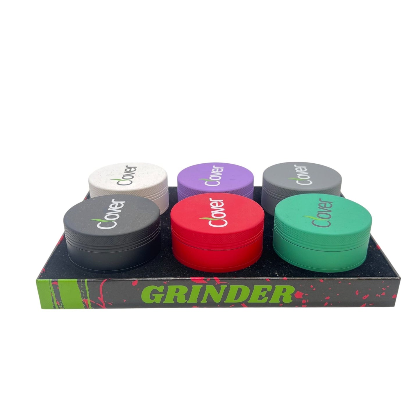 JLH Technology Co Limited GX-2202 Clover Aluminum Alloy 4-part Grinders (6pk) Grinders