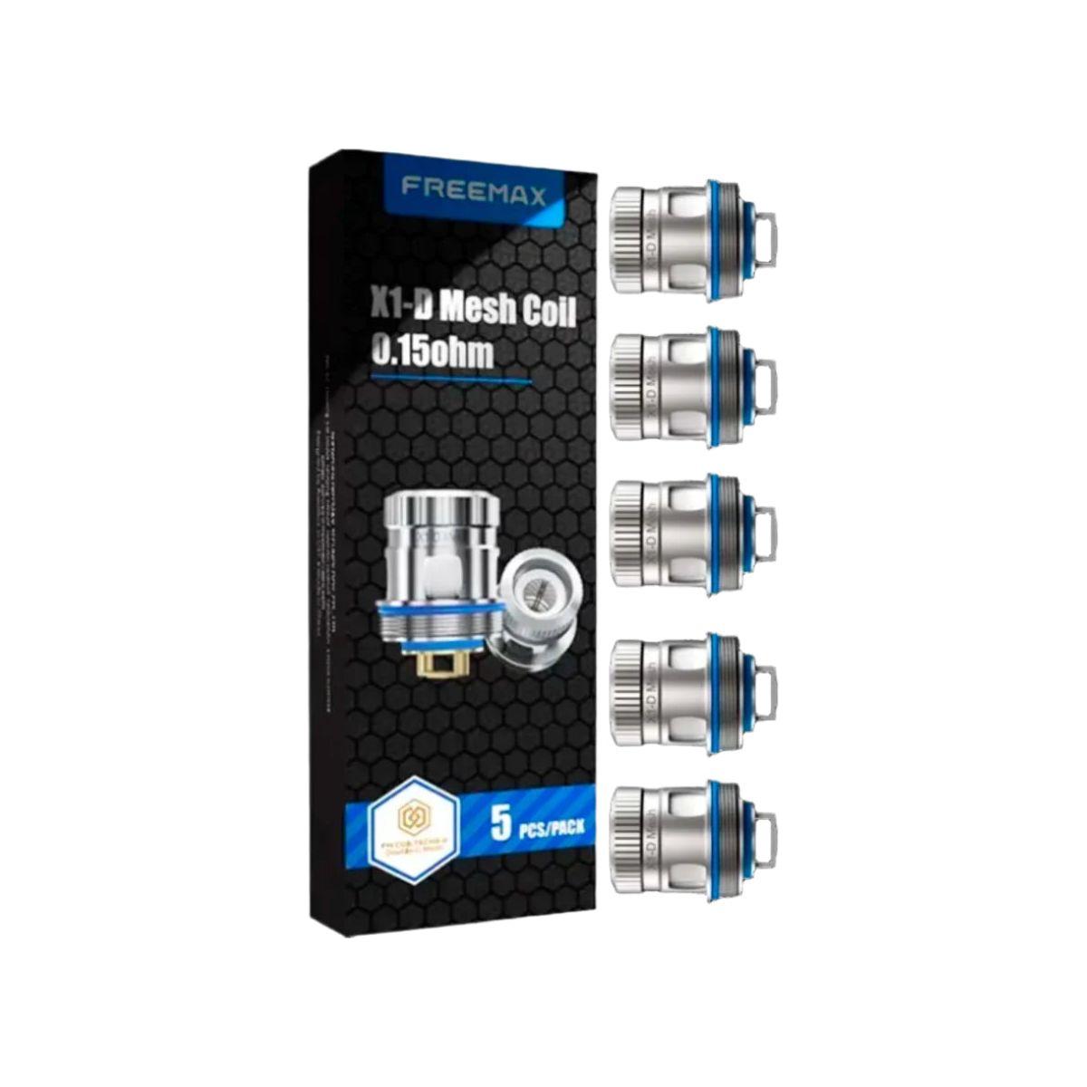 Shenzhen Freemax Technology Co Ltd. Freemax | X1-D Mesh Coil 0.15ohm (5pcs/pack) Coils
