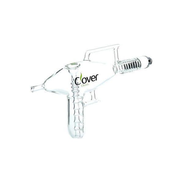 VaporTech Wholesale Clover | Waterpipe - 12" Clear Raygun (WPC-206) Pipes & Pieces