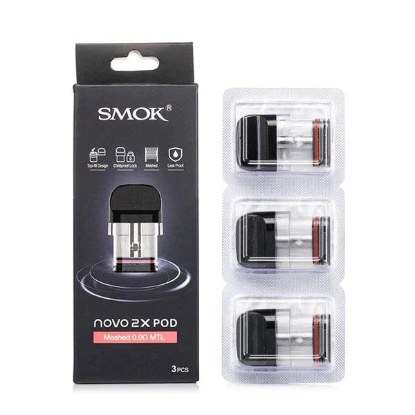 VaporTech Wholesale SMOK Novo Replacement Pods 2ml (3pcs/Pack) Replacement Pods