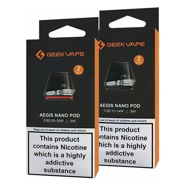 VaporTech Wholesale Geekvape Aegis Nano - Replacement Pods (2pcs/Pack) - 2ml Replacement Pods