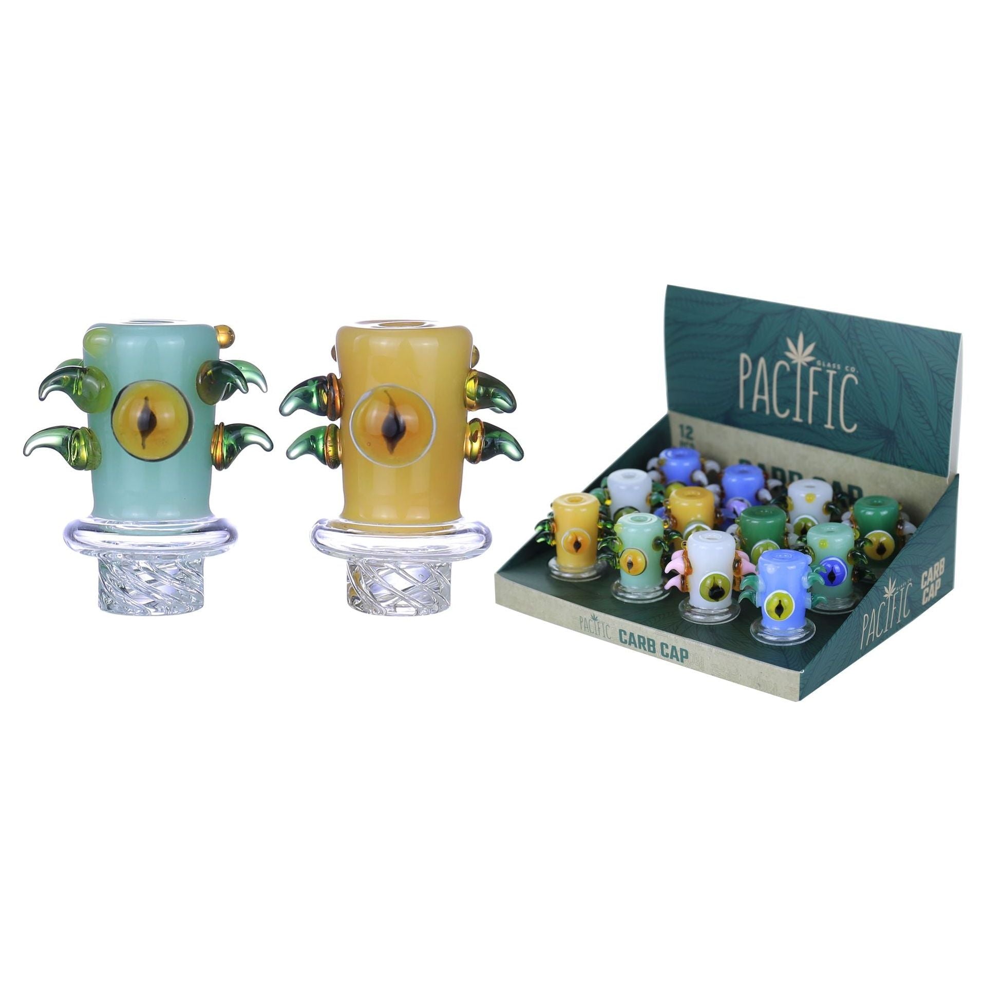 VaporTech Wholesale Pacific [Carb Caps] - Monster Eye with Claws Assorted color caps [WPH-761] (12pcs/display) Pacific