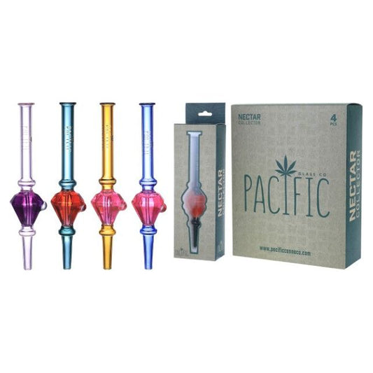 VaporTech Wholesale Pacific Diamond Glass Melting Bubble Dab Straw (NC-133) Pacific