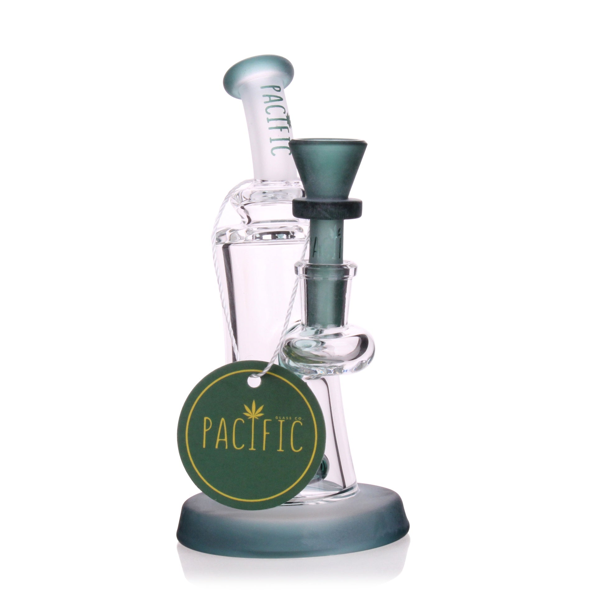 VaporTech Wholesale Pacific Waterpipes - 5" Sargo Flat Base w/Matching Curved Mouthpiece & UFO Perc All