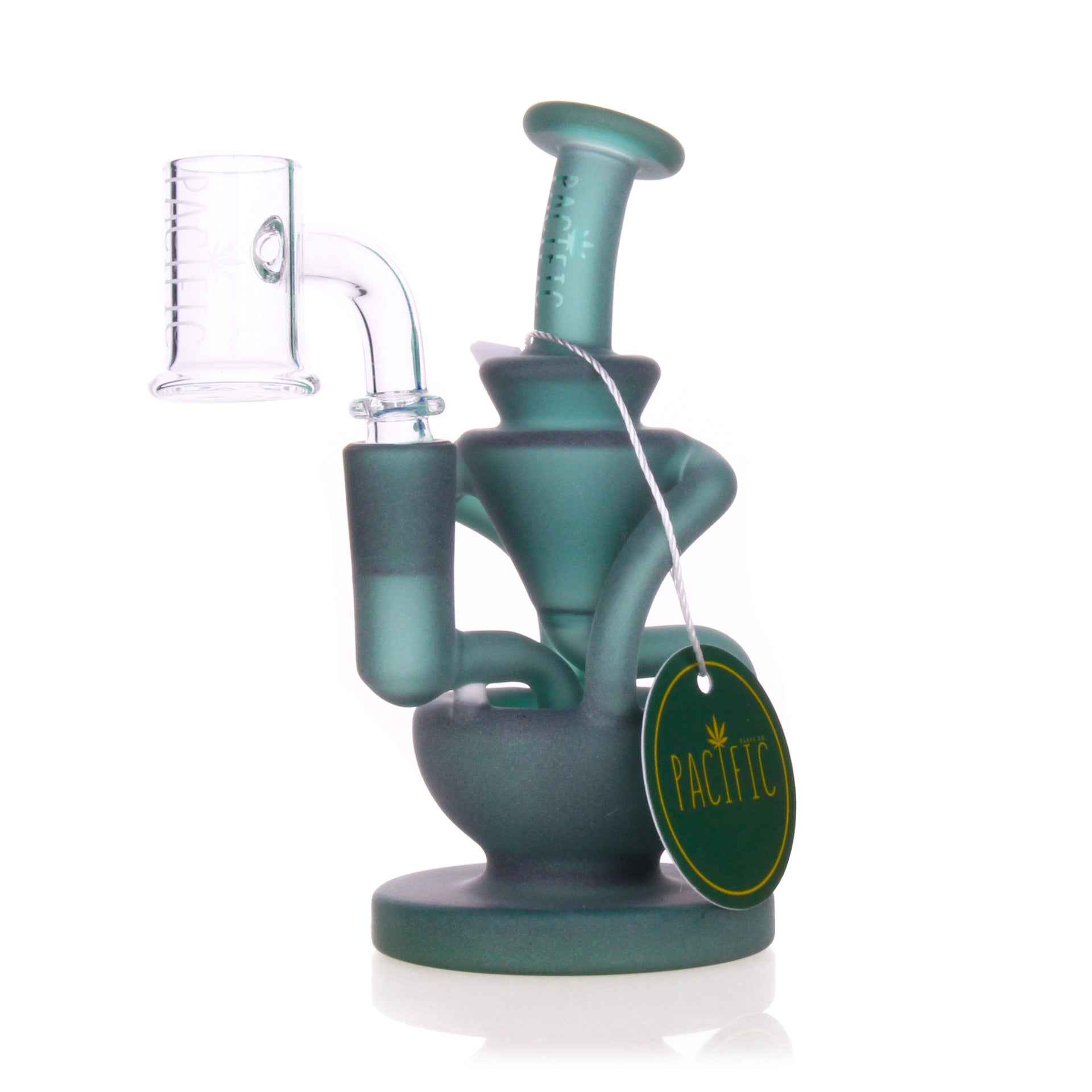 VaporTech Wholesale Pacific Waterpipes - Cobia Full Transparent Slightly Curved Neck [RL44102] All