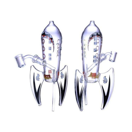 VaporTech Wholesale Clover [Waterpipes] - 9" Standing Rocket Ship [WPD-353] Pipes & Pieces