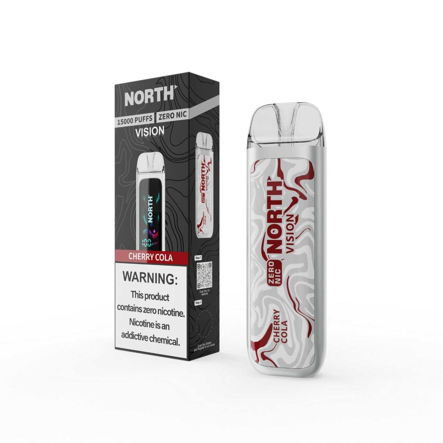 VaporTech Wholesale North Vision ZERO NICOTINE 15K Disposable - Watermelon Ice Disposables