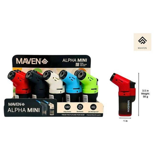 Maven X Inc Maven | Alpha-Mini (15ct/Display) - Transparent Torches