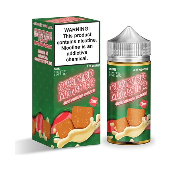 VaporTech Wholesale Monster 100ml - Custard - Various Flavors E-liquid