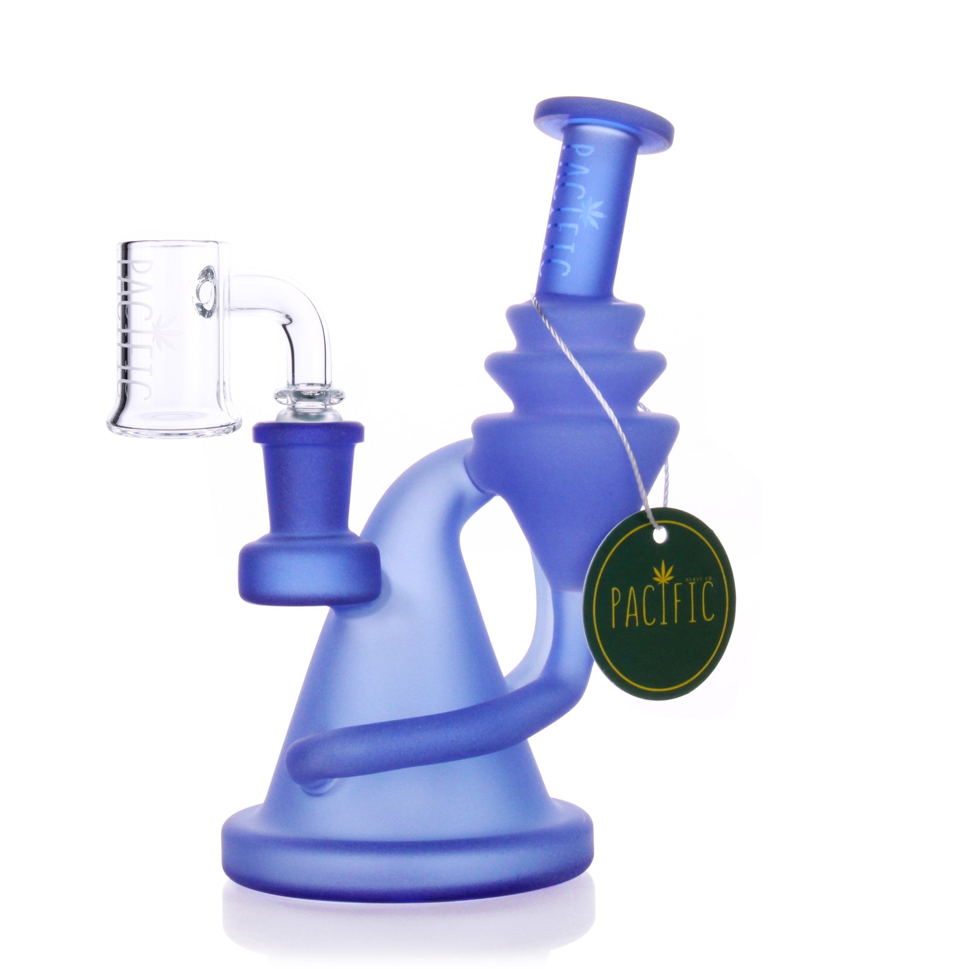 VaporTech Wholesale Pacific Waterpipes - 6" Transparent Reff Glass Pipes [RL347] Waterpipe
