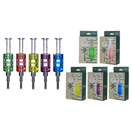 VaporTech Wholesale Pacific Neon Glycerin Cylinder Dab Nector Collector (NC-101) - GREEN Pacific