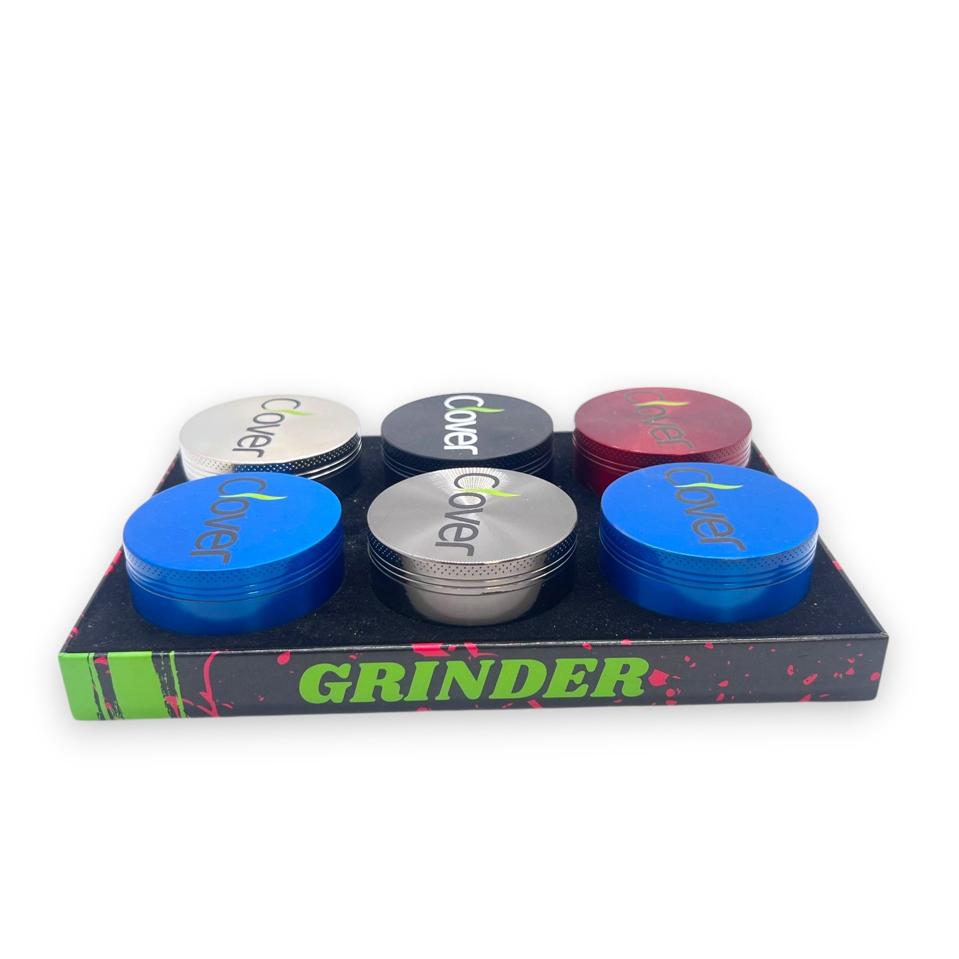 JLH Technology Co Limited Clover | GX-2201 4-part Grinders (6pk) Grinders