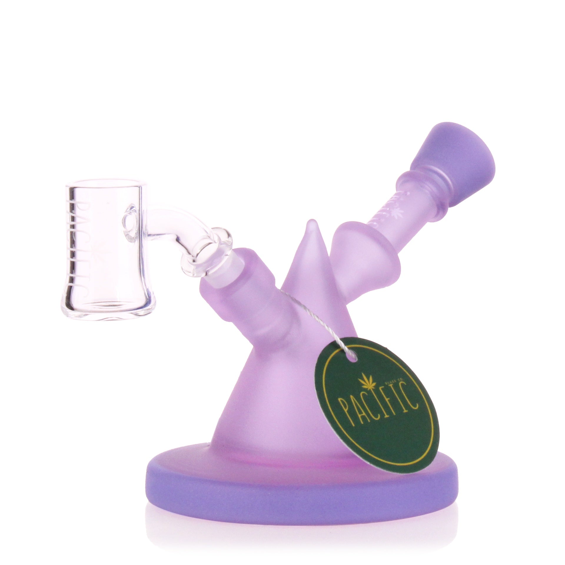 VaporTech Wholesale Pacific Waterpipes - 4" Whaoo Transparent Side Mouthpiece Glass [RL441] All