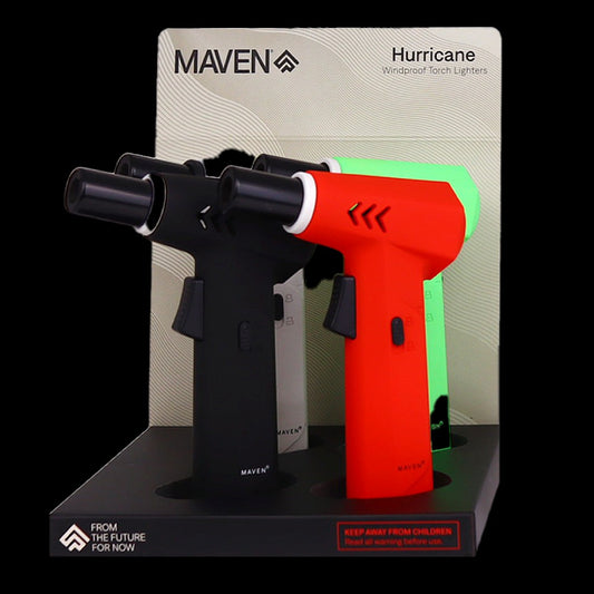 Maven X Inc MAVEN | Hurricane Torch [4ct/Display] Torches