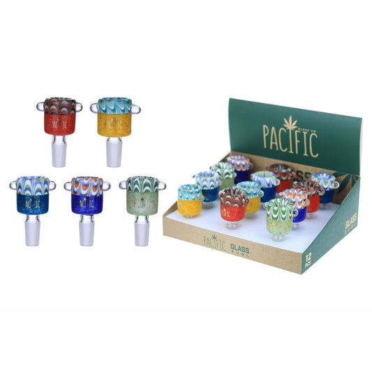 VaporTech Wholesale Pacific Bowl | Ombre Bowl Tip Multi Color Base w/ Finger Grip Pacific