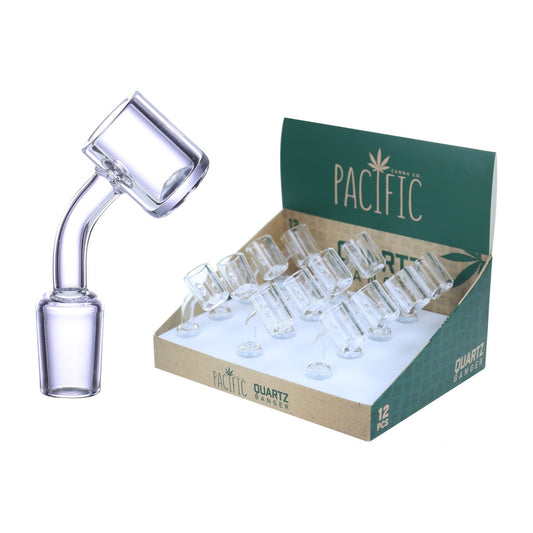 VaporTech Wholesale Pacific Banger | Etched Logo Quartz 45 20mm (12pcs/Display) Pacific