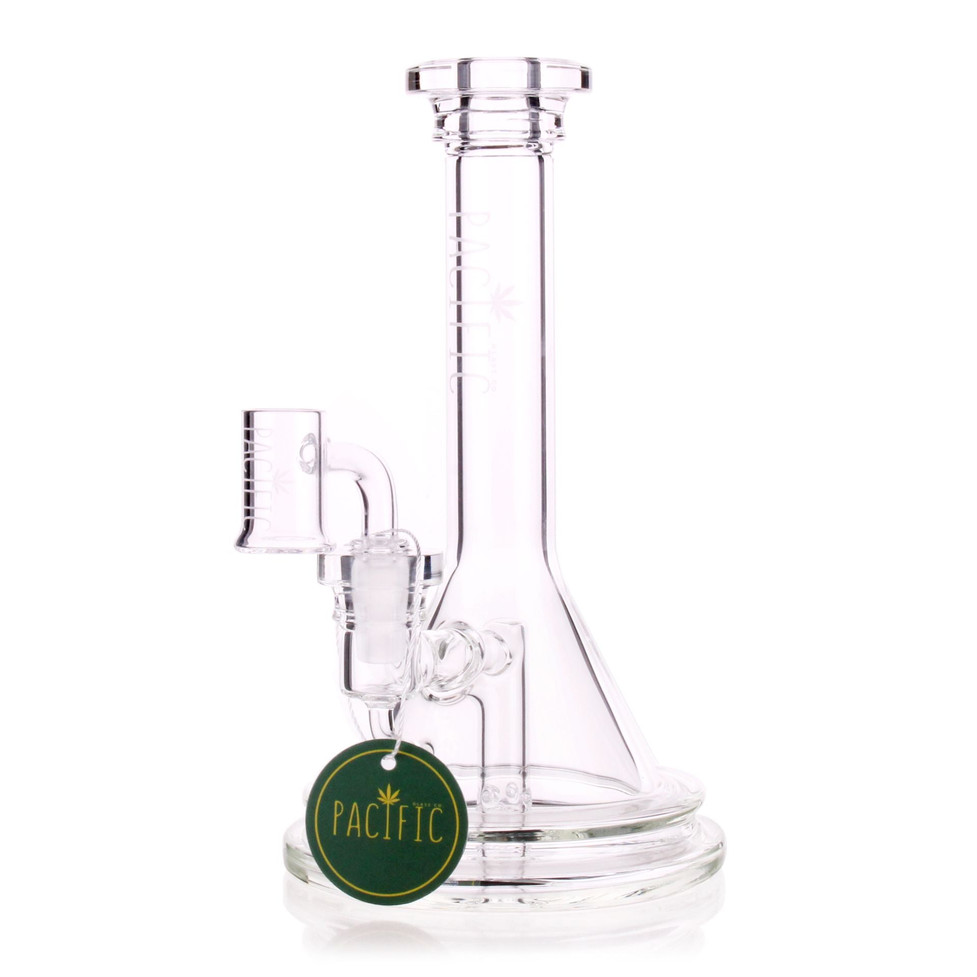 VaporTech Wholesale Pacific [Waterpipes] - 8" Clear Tuny Beaker Base [VP-11] Pacific