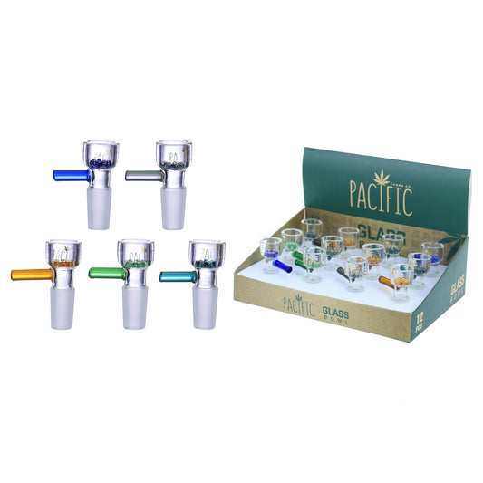 VaporTech Wholesale Pacific Bowl W/Built-in Screen/Handle (12pcs) Pacific