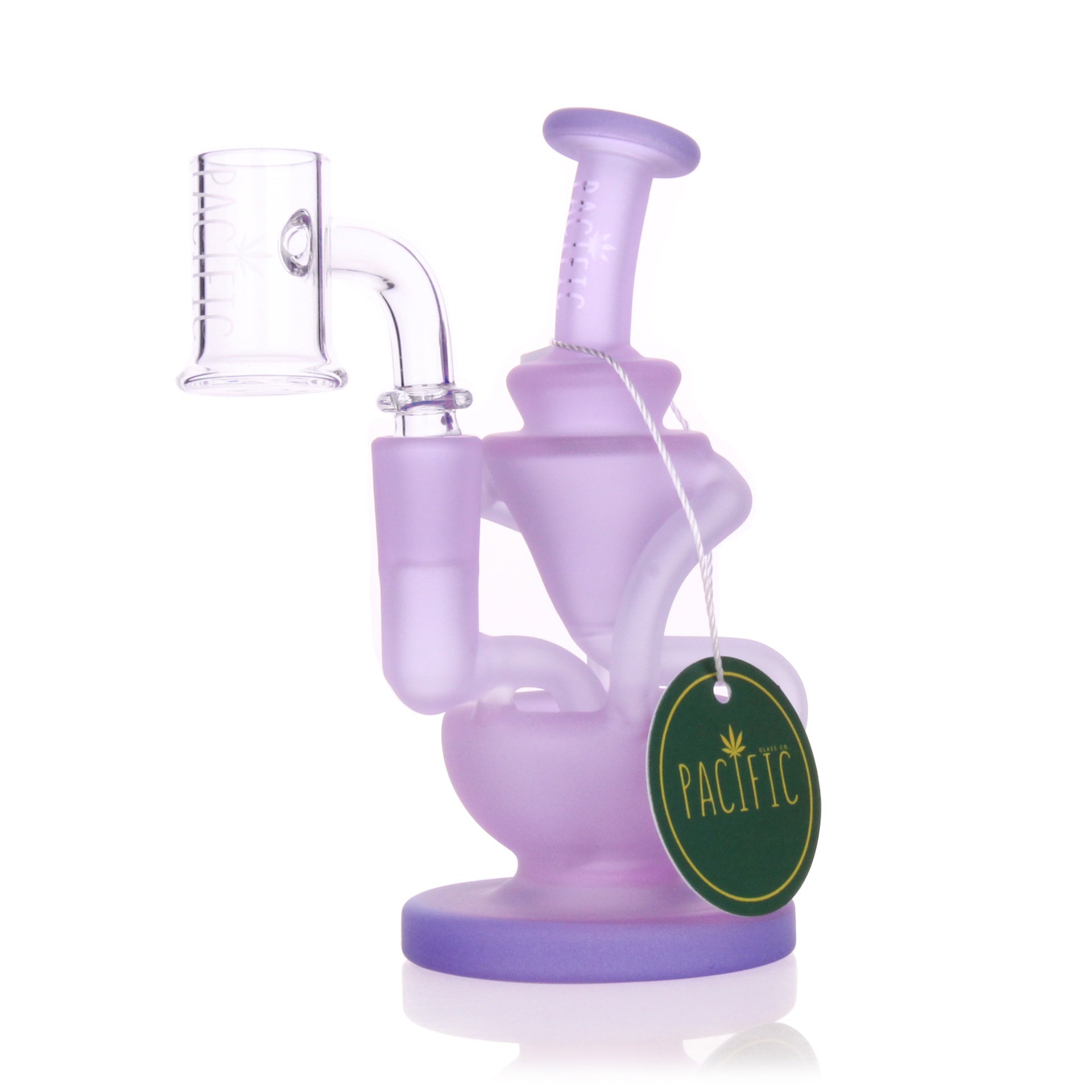 VaporTech Wholesale Pacific Waterpipes - Cobia Full Transparent Slightly Curved Neck [RL44102] All