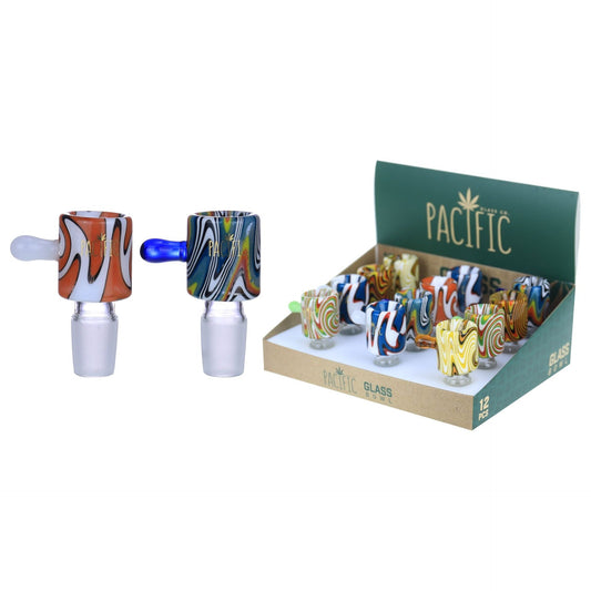 VaporTech Wholesale Pacific Bowl - Psychedelic Art Bucket w/ Handle (12pcs/Display) {WPH-603} Pacific