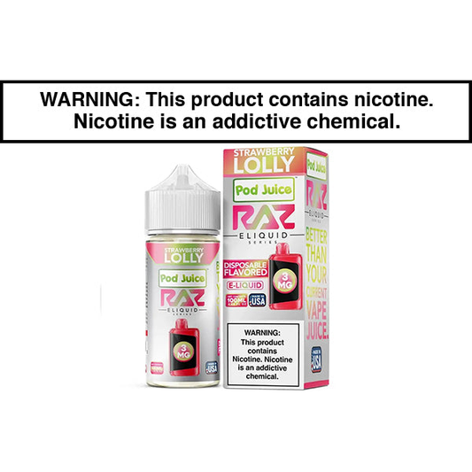Jewel Distribution RAZ x Pod E-liquid 100ml - White Gummy Ice - 6mg E-liquid